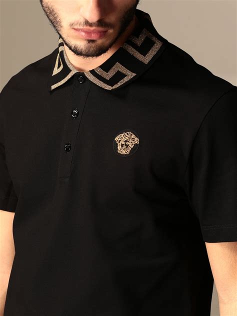 versace collection polo shirt sale|Versace polo shirt price.